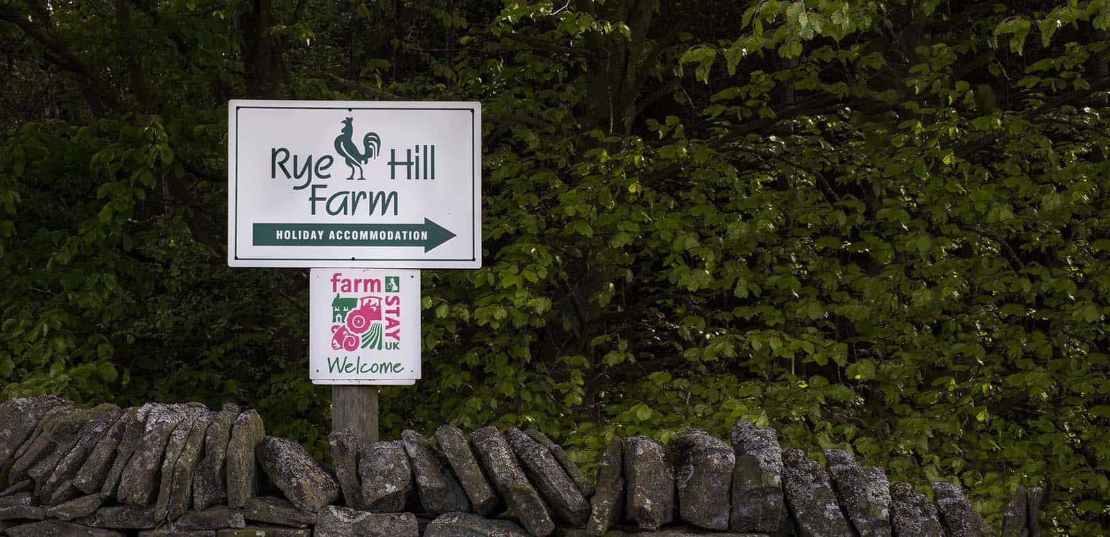 Rye Hill Farm Northumberland  Entrance